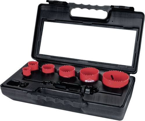 RUKO HSS-Bimetall-Lochsägensatz 8-teilig im Kunststoffkoffer - Bild 1