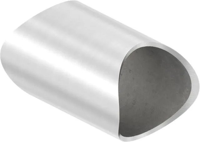 FeNau Rohrverbindungsstück für Rundrohr Ø 48,3 mm aus Edelstahl in Silber - Bild 1