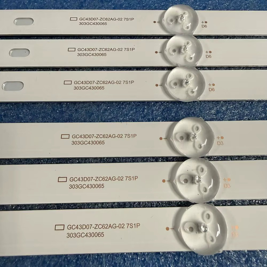 LED-Hintergrundbeleuchtung für Samsung TV Modelle UE43J5272, UE43T5272, UE43T5202, UN43T5202AG, UA43T6003AK, UA43T6003, UE43J5272, UE43T5272 in Weiß - Bild 2