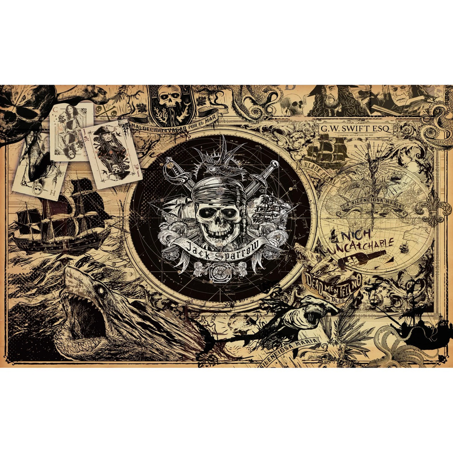 Komar Fototapete Vlies Pirates of the Caribbean 5 Multicolor B: 400 cm, H: 250 cm - Bild 2