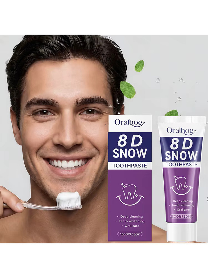 Oralhoe 8D Whitening Zahnpasta, Unisex - Bild 5