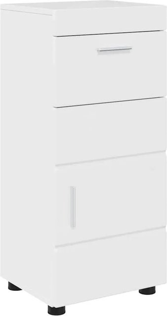 vidaXL Badezimmerschrank-Set TULUM in Hochglanz Weiß, B/T/H: 37 x 31,5 x 82 cm - Bild 1