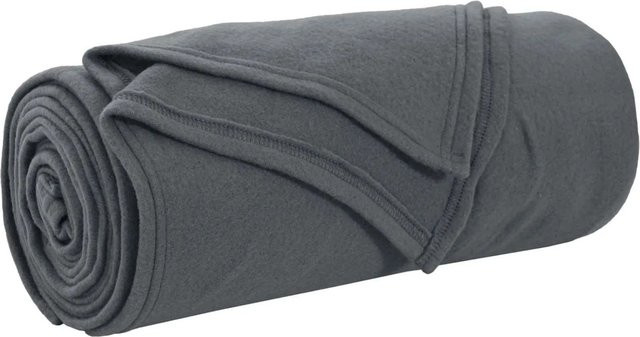 vidaXL Fleece-Wohndecken 24er Set Dunkelgrau B: 150 cm, T: 200 cm - Bild 1