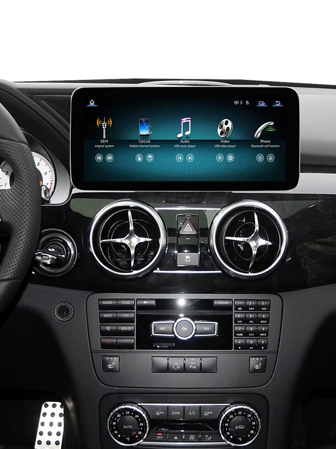 AUTOTOP Wireless CarPlay und Android Auto Bildschirm für Mercedes-Benz GLK Klasse X204 (2008-2015), 10,25 Zoll, Schwarz - Bild 5