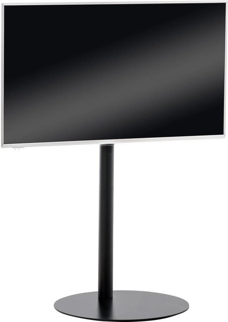 DELUKE TV-Ständer WESEL Fernsehständer aus Metall in Schwarz-Matt, B/T/H: 64 x 53 x 100 cm - Bild 1