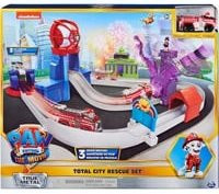 Spin Master Paw Patrol True Metal Total City Rescue Movie Rennstrecken-Set mit Druckguss-Fahrzeugen - Bild 1