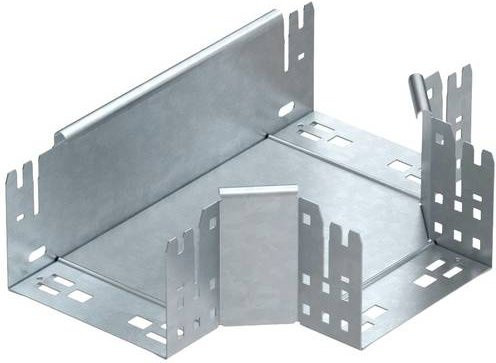 OBO Bettermann T-Stück aus Metall in Silber, B: 15,0 cm, H: 11,0 cm - Bild 1