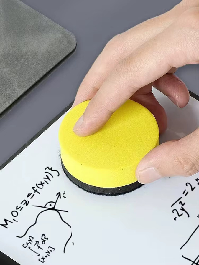 Wiederverwendbarer Leder-Wochenplaner als Whiteboard-Notizbuch-Set in Blau inklusive Whiteboard-Stift und Wischtuch - Bild 6
