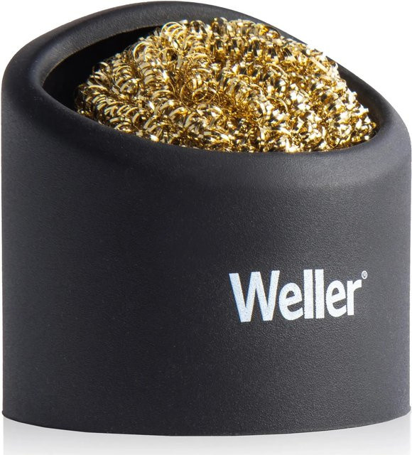 Weller Lötspitzen-Reinigungsschwamm WLACCBSH-02 mit Silikon-Ablage in Schwarz - Bild 1