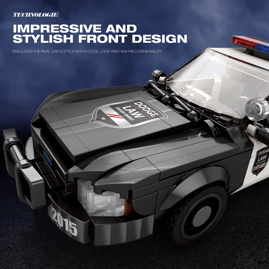 AMAZINGBLOKS Polizeiauto-Baukasten, Spezialpolizeifahrzeug-Modell, 404 Teile, ab 14 Jahre - Bild 2