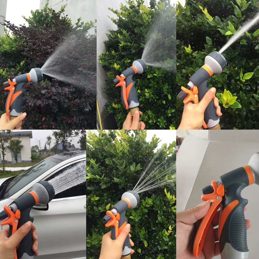 Tragbare Hochdruck-Spritzpistole mit 8 Modi und Bewässerungsanschluss für die Gartenpflege - Bild 5