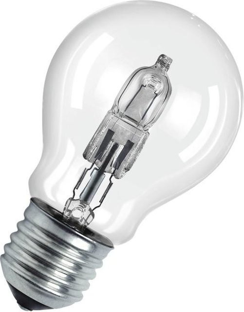 XavaX Halogen-Glühlampe E27, 20W, Warmweiß, transparent, 2 Stück - Bild 1
