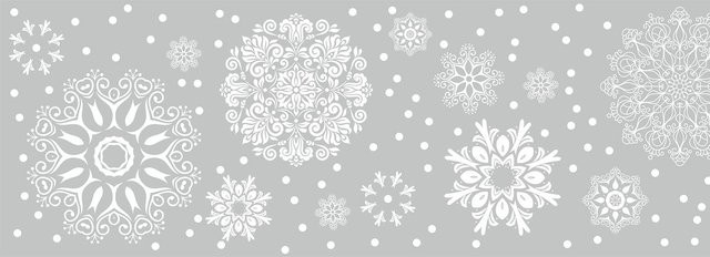 Heyda Fenster Tape Kristalle transparent für die Wintersaison und Weihnachten - Bild 1