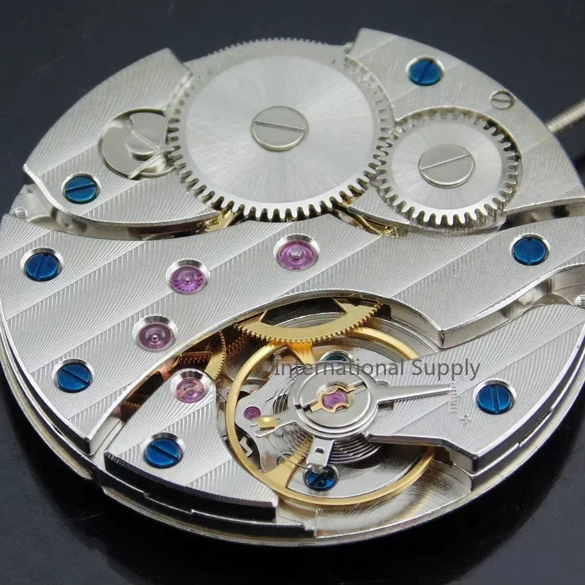 Herrenuhr Analoguhr, Handaufzug, Edelstahl, Silber, Rund - Bild 3