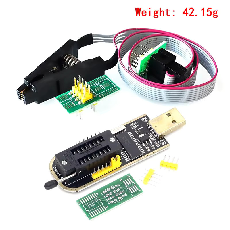 CH341A XTW100 USB Programmiermodul für EEPROM Flash BIOS mit SOIC8 SOP8 Testclip für 93CXX 25CXX 24CXX Serien - Bild 3