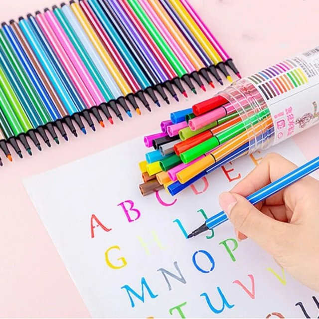 Fancy Waschbare Malmarker Set für Künstler und Schüler in Mehrfarben - Bild 1