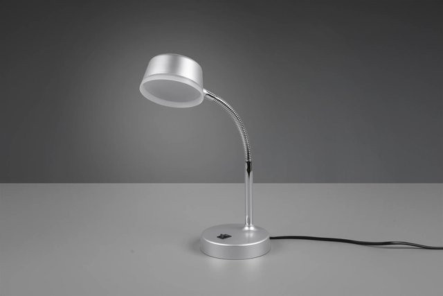 Reality by Trio LED-Tischlampe Kiko in Titanfarbig mit verstellbarem Design für Schreibtisch und Nachttisch - Bild 1