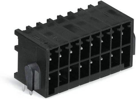 WAGO Stiftleiste Standard 1735 Schwarz, 18 Pol, Rastermaß: 3.50 mm, 25 Stück - Bild 1