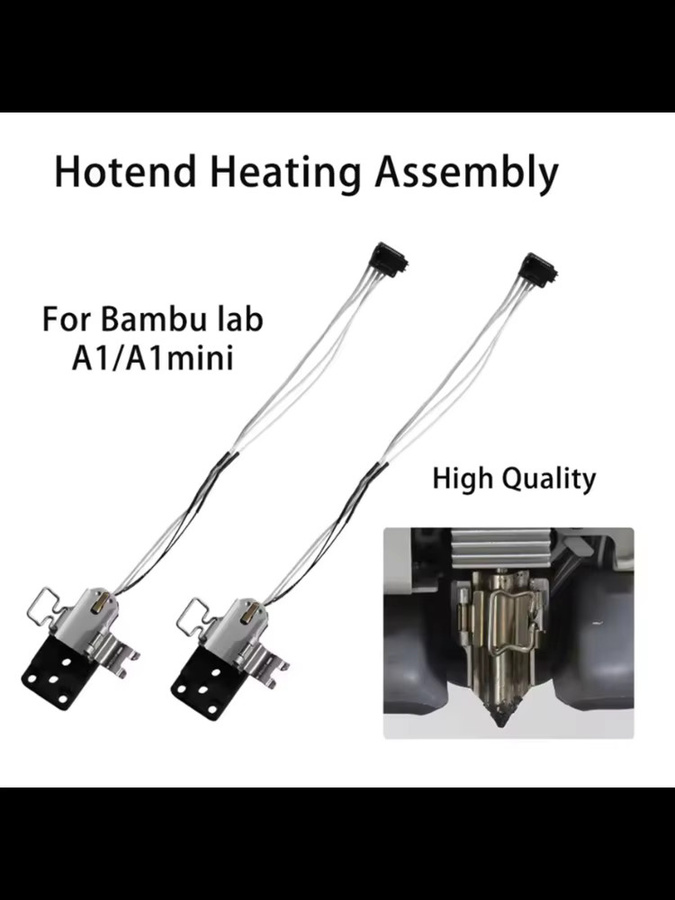 Aramox Hotend Heizung Komponente mit Schnellbasis-Klemme als Ersatz für A1 Mini für PLA PETG ABS und TPU - Bild 5