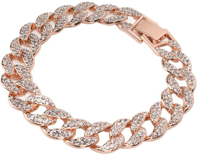 Neoglint Armband, Roségold, Strass, Unisex - Bild 1