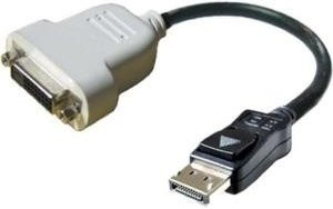 Dell DisplayPort zu DVI Single-Link Adapter in Schwarz und Grau (DANARBC084) - Bild 1