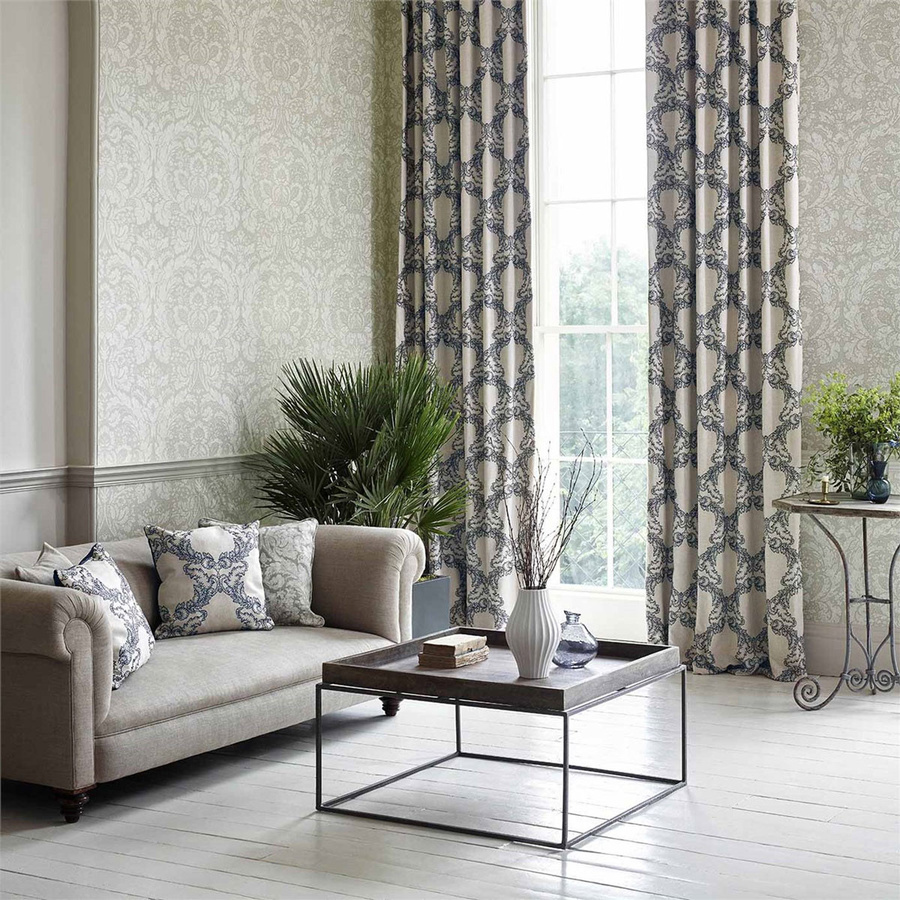 Sanderson Tapete Courtney Stone in Beige und Grau mit geometrischem Abstract-Design aus Vlies - Bild 1