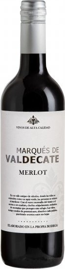 Marques de Valdecate, Merlot, Rotwein, 0,75 l - Bild 1