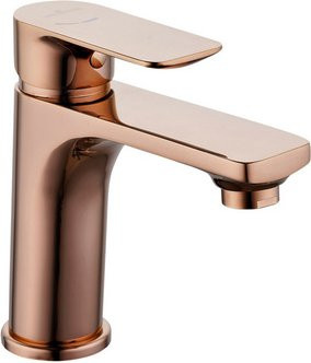 WELLWATER Waschtisch-Einhebelmischer Bozen in Roségold und Gold, Höhe: 15,24 cm - Bild 1