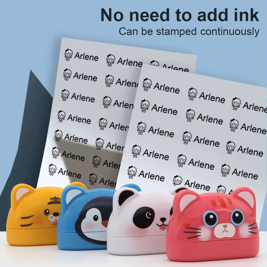 Personalisierter Namensstempel für den Kindergarten als wasserfester Textilstempel für Kleidungsetiketten aus Kunststoff - Bild 2