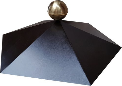 WOLFF Finnhaus Pavillonhaube Kreta 6 in Schwarz - Bild 1