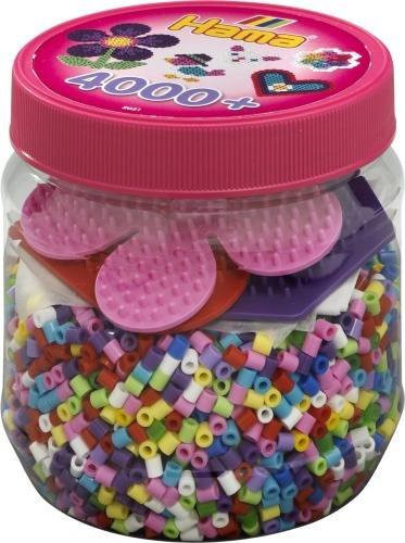Hama Perlen Set mit bunten Platten, 4000 Stück - Bild 1