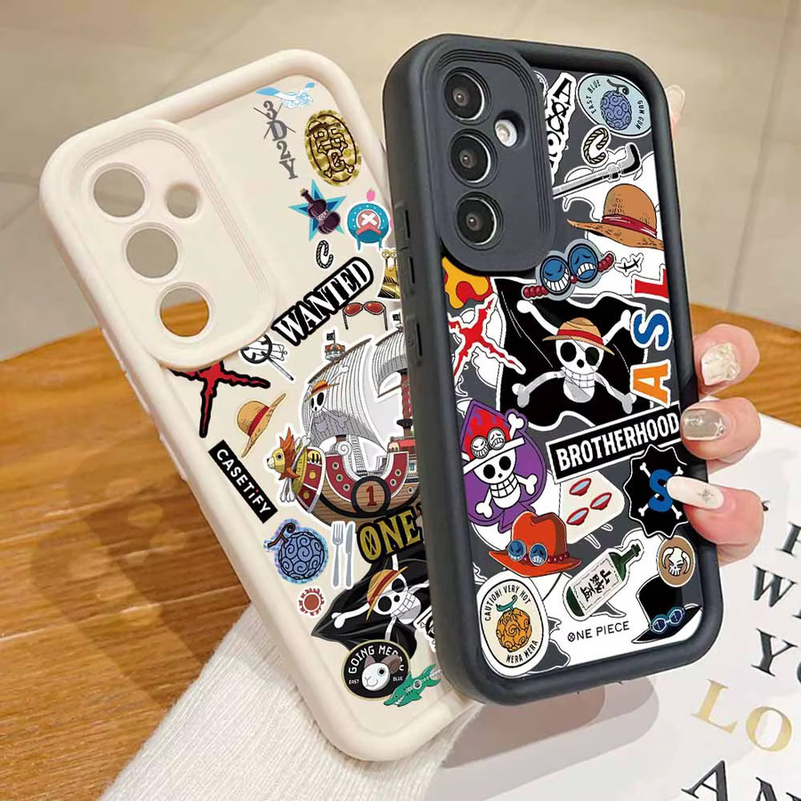 O-One Pieces LOGO Handyhülle für Samsung Galaxy Modelle (A73, A56, A55, A54, A53, A51, A36, A35, A34, A31, A26, A23, A17, A16, A14, A07, A06, A05) - Bild 2