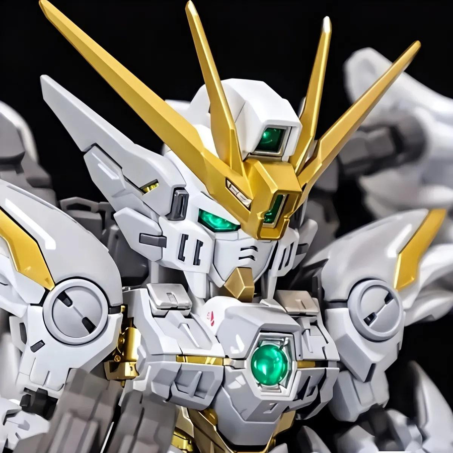 Yiran toy 1 MGSD Wing Zero Snow White Ew Angel Version Actionfiguren Kunststoff-Modellbausatz 14+J - Bild 5