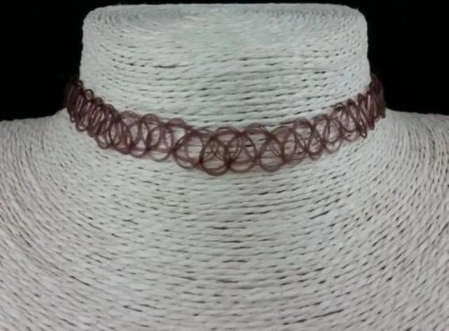 Rui Di Choker-Halskette, Vintage, Geflochten, Damen - Bild 1