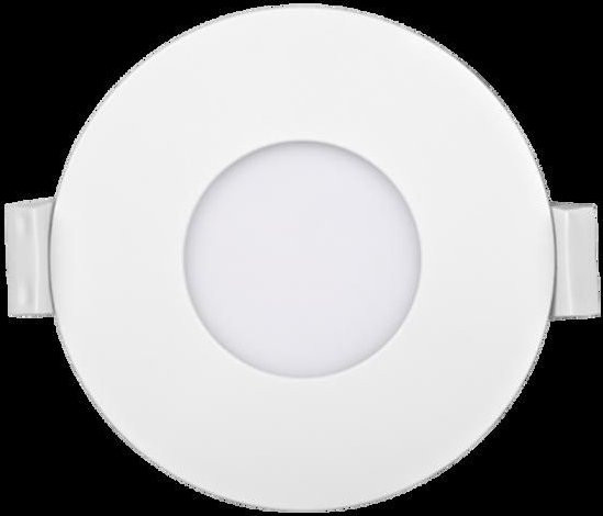 Panasonic LED-Slim-Panel rund, 3W, 3000K Warmweiß, Durchmesser: 8,5 cm, Weiß - Bild 1