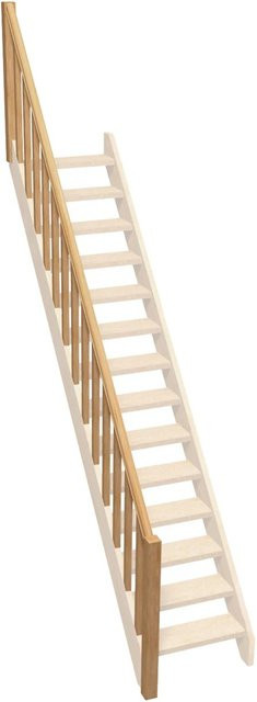 Kordo Geländerpfosten Gerade Treppe aus Fichte in Braun - Bild 1