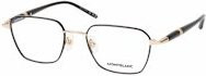 Montblanc MB 0485O Korrektionsbrille, Vollrand, quadratisch, Herren, black gold - Bild 1