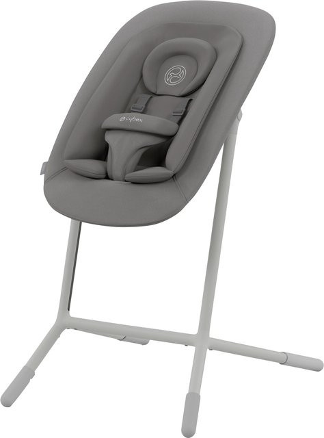 Cybex Gold Treppenhochstuhl Lemo 2.0 4-in-1 Set in Gold/Grey mit Rollen und Liegeeinlage - Bild 1