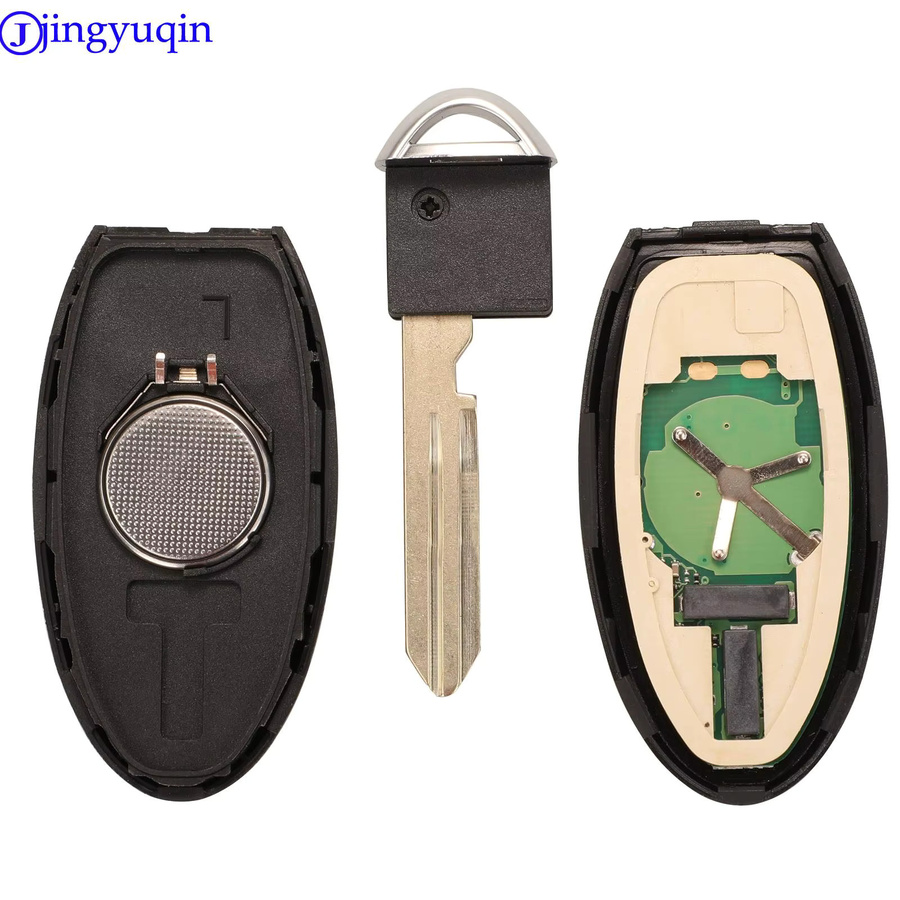 Jingyuqin 315MHz Auto Smart Fernbedienung Schlüssel mit ID46 Chip für Nissan Tiida Qashqai Altima Maxima Sentra Teana Xtrail FCC ID: CWTWBU729 - Bild 3