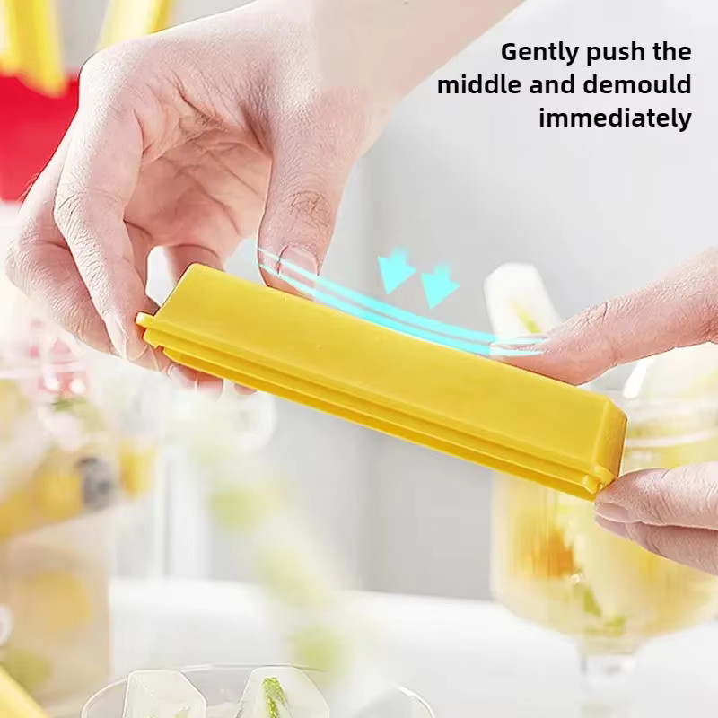 Silikon Eiswürfelform für Cocktail Sticks und Frites in Rechteckform, BPA-frei - Bild 2