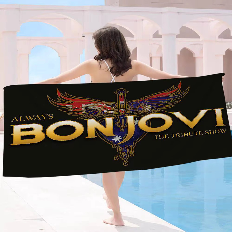 B-BonS J-Jovi Strandtuch für Mädchen, buntes Mikrofaser-Badetuch, schnell trocknend und sandfrei, Multicolor - Bild 4