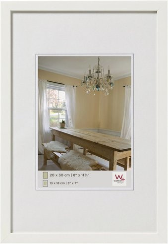 Walther Design Bilderrahmen PEPPERS aus Holz in Weiß, B: 50 cm, H: 70 cm - Bild 1