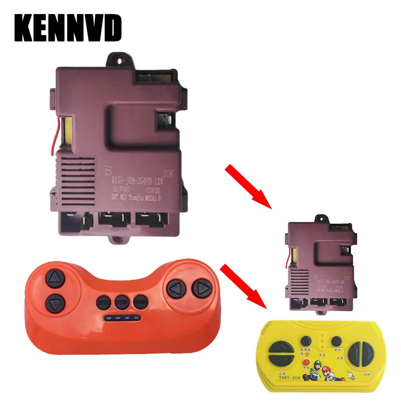 R1GD Kinder-Empfänger und Fernbedienung für Elektroautos mit sanfter Startfunktion - Bild 4