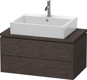 Duravit Waschtischunterschrank Compact L-Cube in Weiss mit 2 Schubladen, B: 82 cm, T: 47,7 cm, H: 40 cm - Bild 1