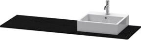Duravit Konsole XSquare in Weiß mit Waschbecken rechts B/T/H: 160 x 55 x 1,6 cm - Bild 1