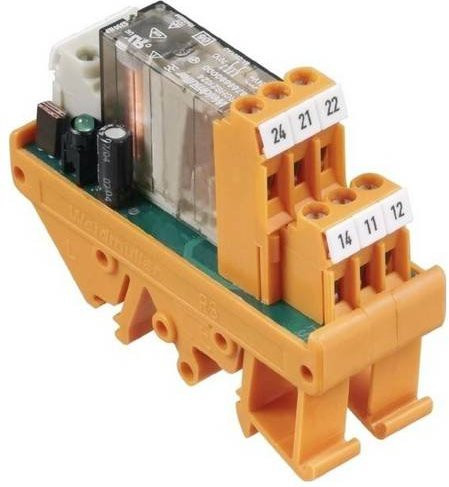 Weidmüller Koppelrelais RSM4-2RT 24Vdc COM CERB in Orange (4 Stück) - Bild 1