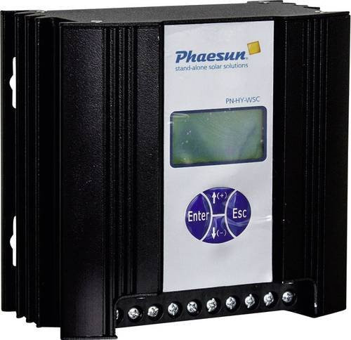 Phaesun All Round Hybrid 600 PWM Laderegler 24V 10A in Schwarz - Bild 1
