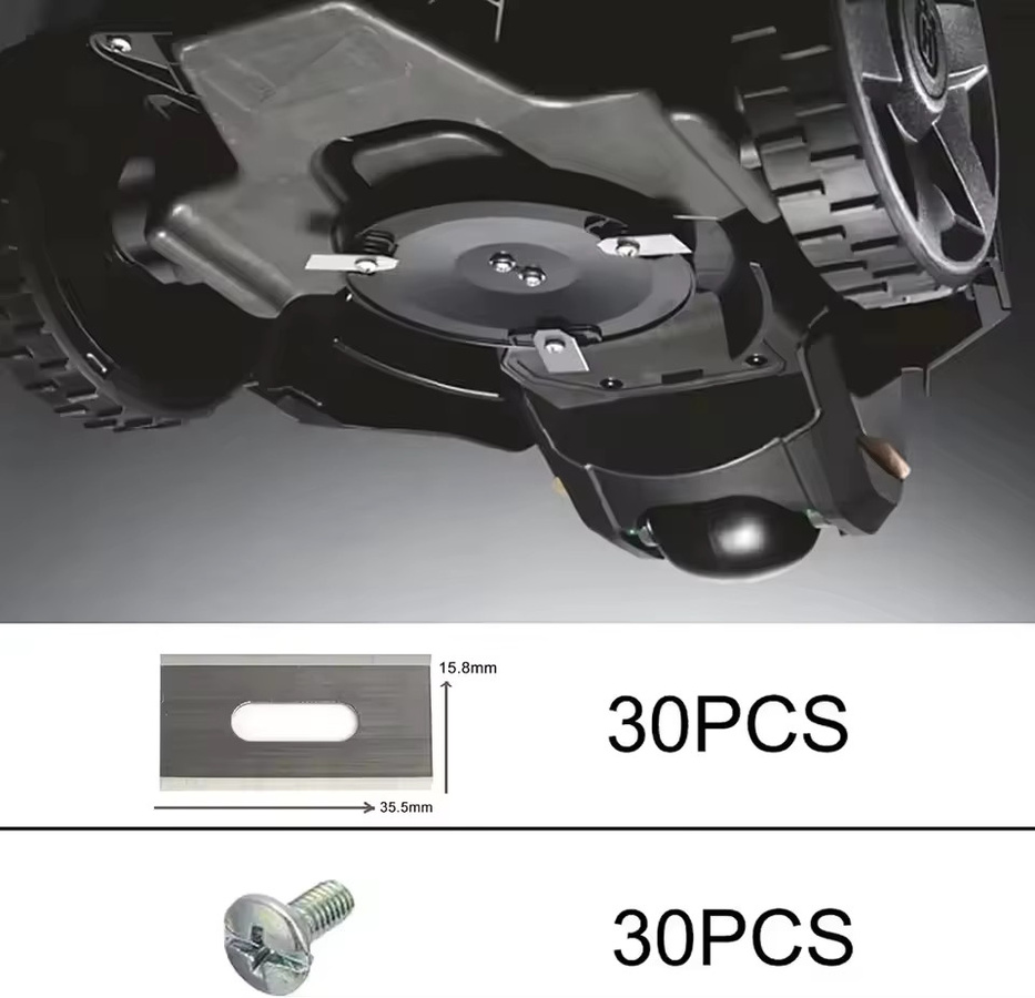 30 Stück Ersatzklingen in Silber passend für Husqvarna Automower 310, 420, 315X, 430X, 305 - Bild 4
