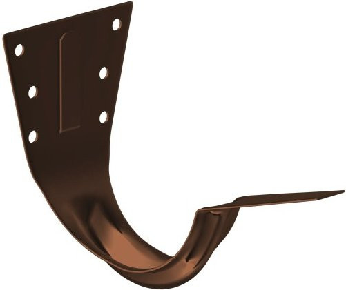 Sarei Rinnenträger Spezial NW 100 Halbrunde Form Farbe RAL 8028 Braun - Bild 1