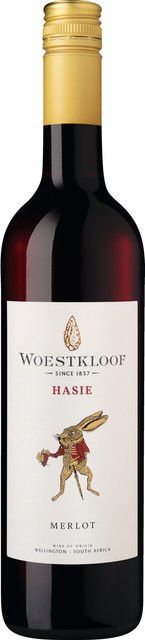 Woestkloof Hasie Merlot Rotwein, 2023, Western Cape, trocken, 0,75 l - Bild 1